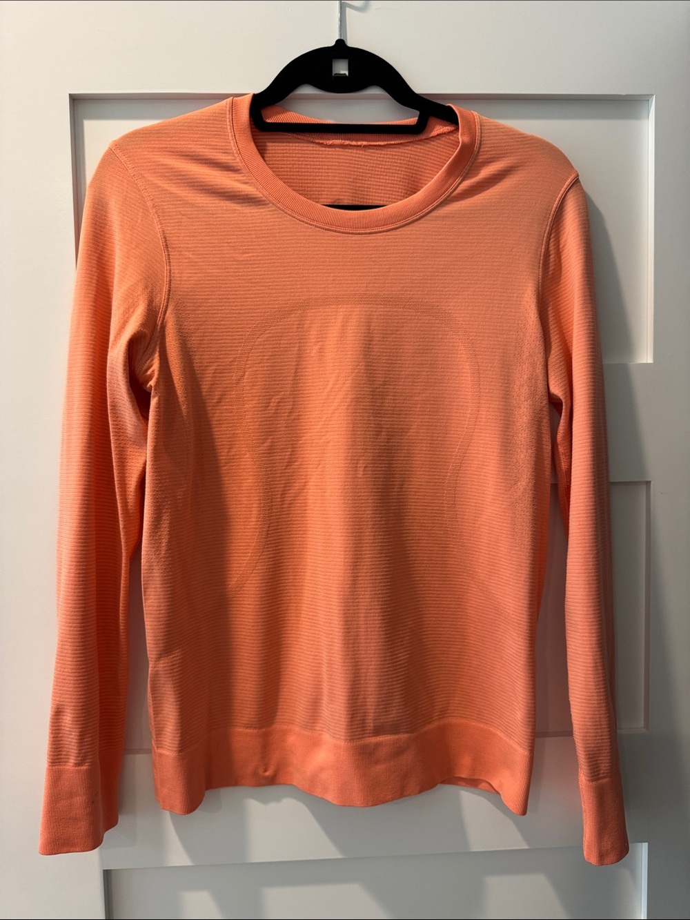lululemon athletica Long Sleeve Crewneck Top - Coral Peach